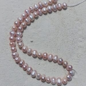 Conta de Pérola Roxa Alaranjado 6 a 7mm