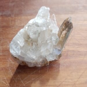 Drusa de Cristal de Quartzo com Lodo