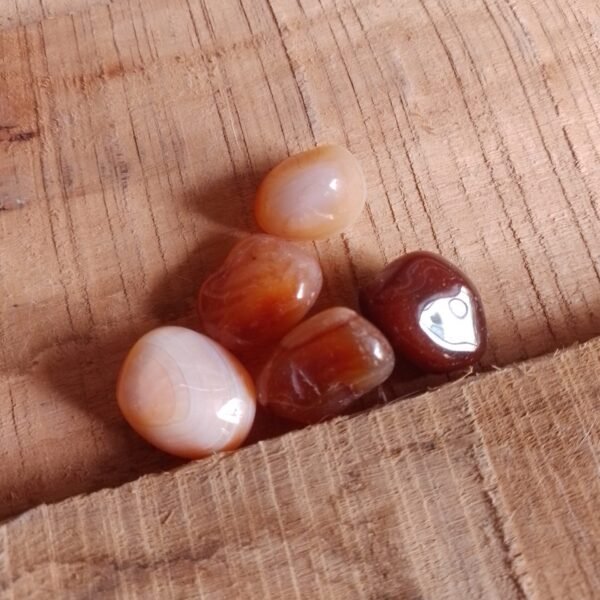 Ágata Vermelha Rolada P