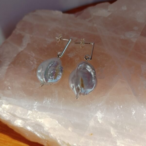 Brinco de Pérola Barrocada