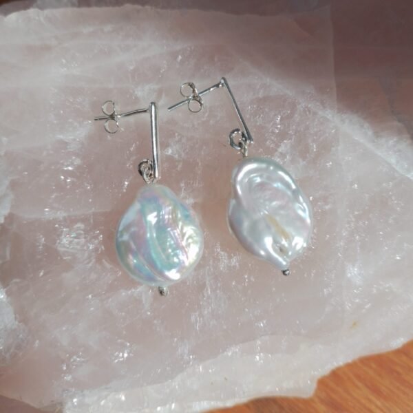 Brinco de Pérola Barrocada