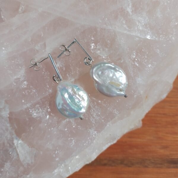 Brinco de Pérola Barrocada