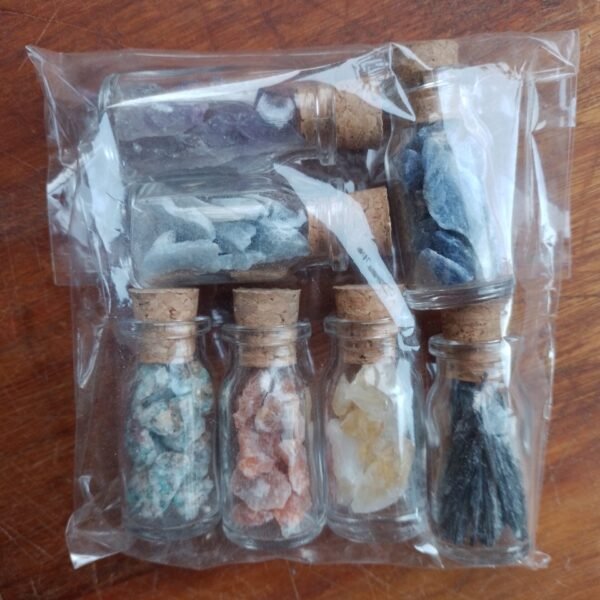 Kit Chakras no Frasco